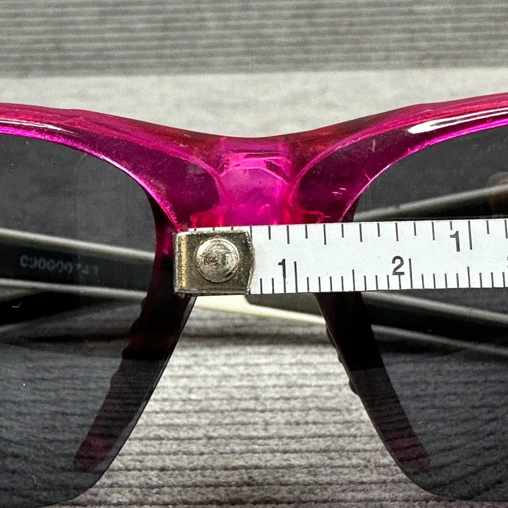 C9 by Champion Sport Y2K Sunglasses Pink White Wraparound C90000743 Mens Womens
